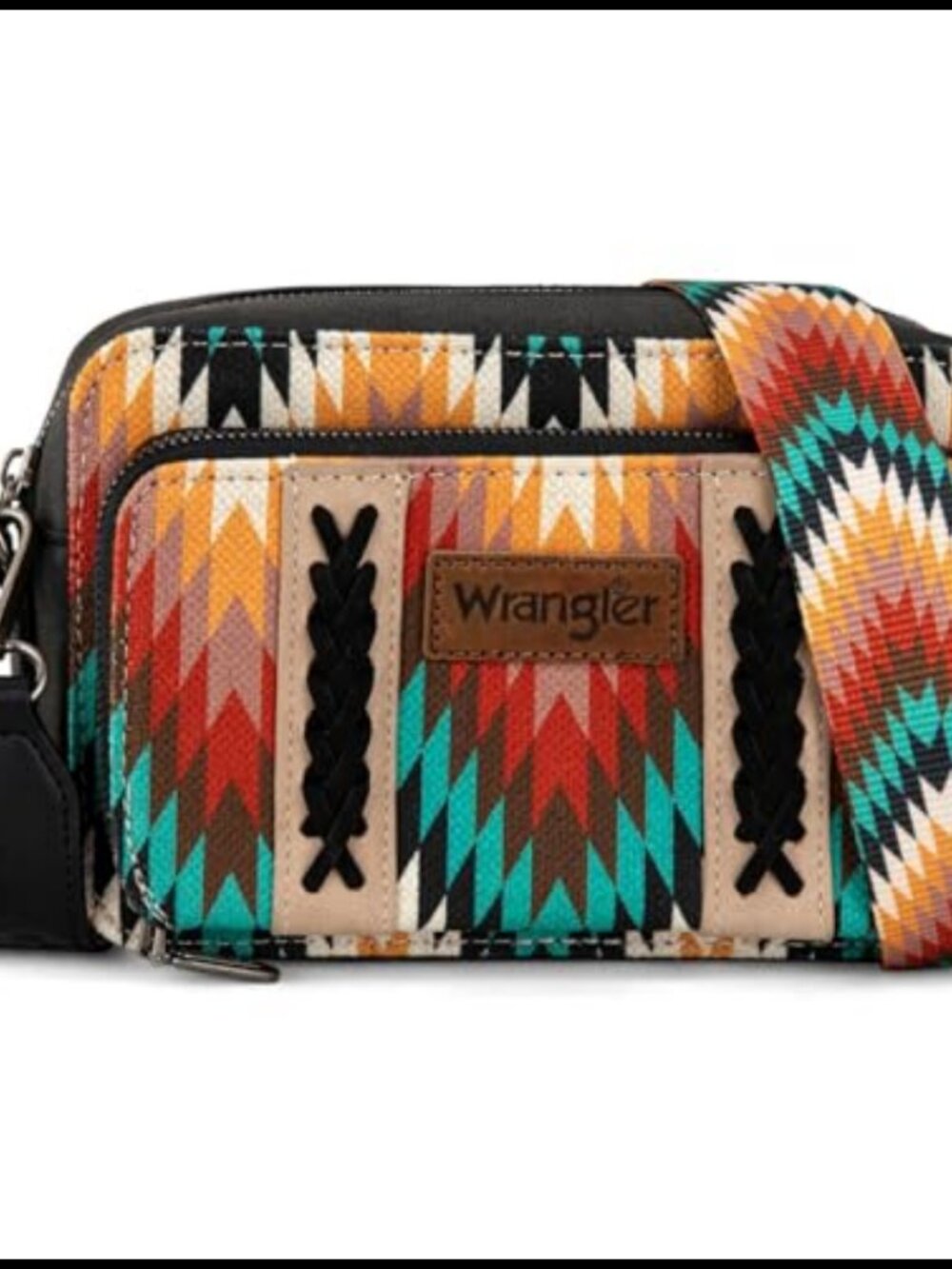 Montana West Aztec Crossbody Bag Multi Pocket Satchel with Card Slots